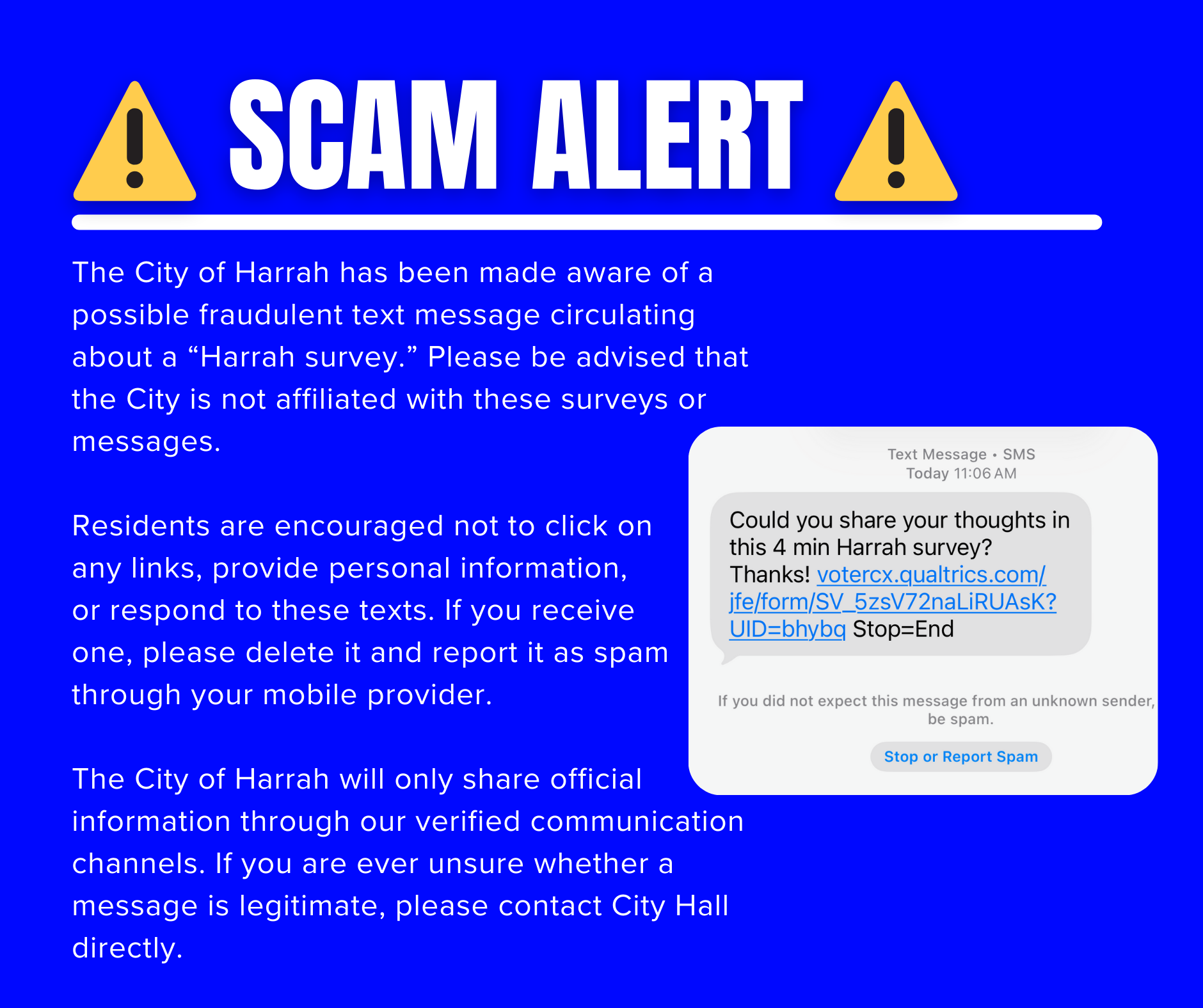 Featured image for “Possible Scam Alert”